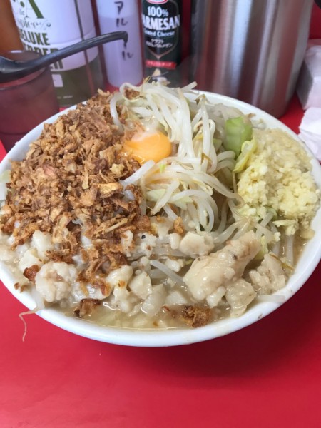 「小豚汁なし」@ラーメン二郎 仙台店の写真