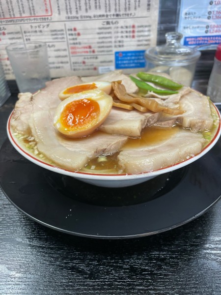 「チャーシューもも肉そば」@中華そば みずさわ屋の写真