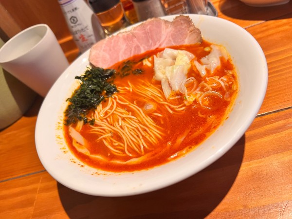 「赤辛ラーメン【5辛】」@麺屋 真心の写真