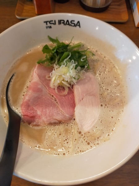 「Wスープ」@ラーメン翼の写真