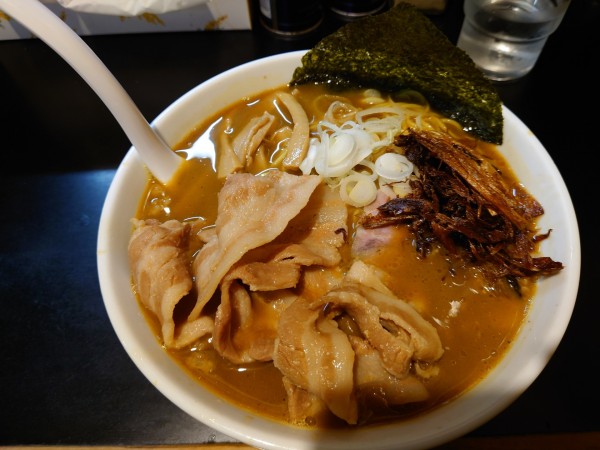 「100(南瓜の不純)+焦がしネギ」@一条流がんこ総本家分家四谷荒木町の写真