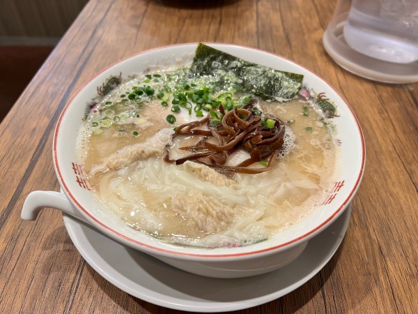 「ワンタンメン」@博多豚骨 ふるいちの写真