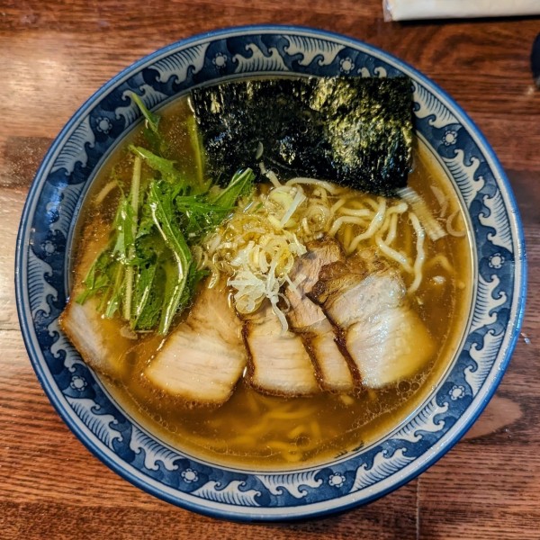 「バラ肉チャーシュー麺(細) 900円」@麺工房 隠國 愛川本店の写真
