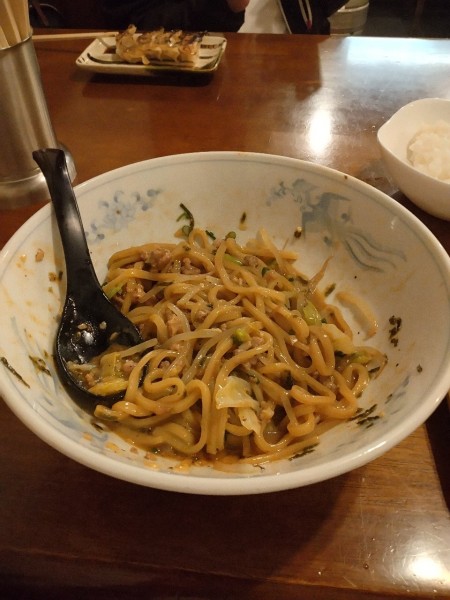 「まぜそばしょうゆ」@麺やOKの写真