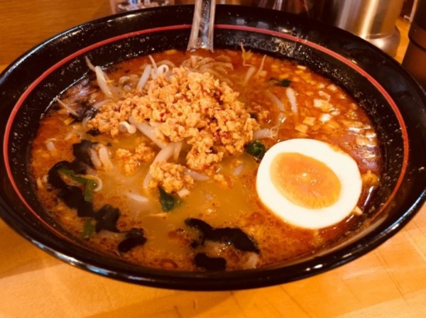 「とんこつ担々麺」@博多担々麺 梟 東京五反田店の写真