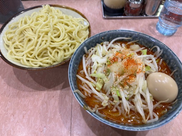 「もり野菜 940円 担々麺に変更60円味玉100円」@所沢大勝軒の写真