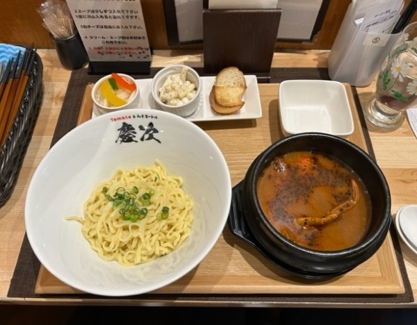 「蟹つけ麺　1,298円。」@TOMATO&みそヌードル 慶次の写真