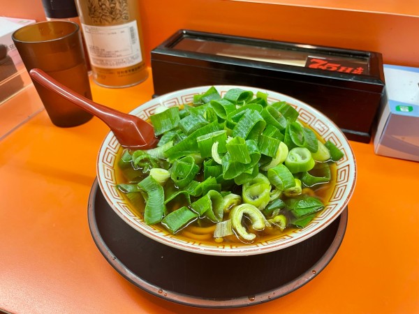 「中華そば（小）ネギ大盛」@麺屋7.5Hz+ 梅田店の写真