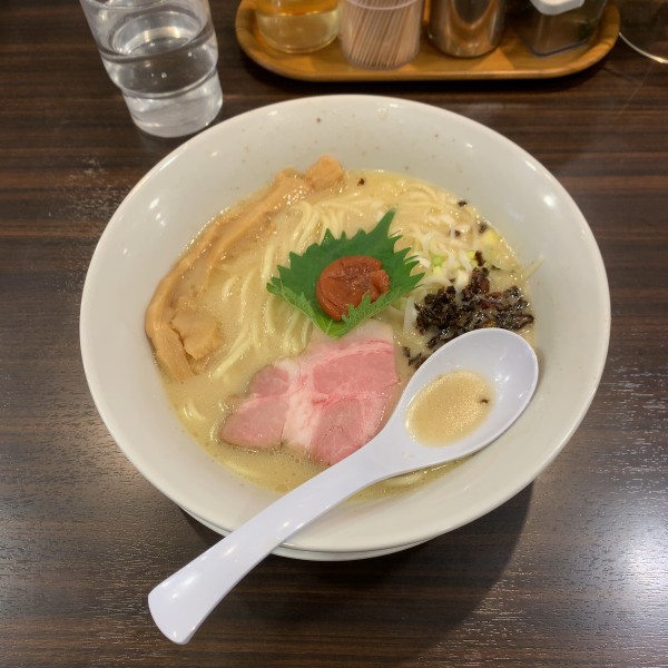 「特濃鶏白湯湯麺880」@超濃厚鶏白湯ラーメン専門店 自家製麺 鶏ふじの写真