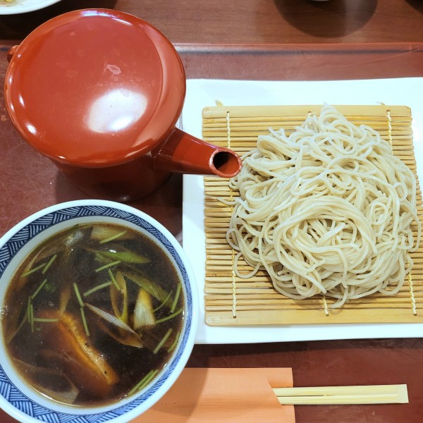 「鴨汁 せいろ」@八ヶ岳蕎麦 二八の写真