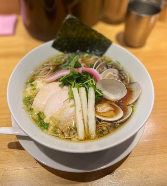 「蛤SOBA」@Ginza Noodles むぎとオリーブの写真
