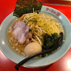 ネギラーメン(白)塩¥950+味玉¥110