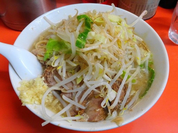 「古典二人会：らーめん（1,000円）ヤサイニンニクアブラ」@らーめん いごっそうの写真