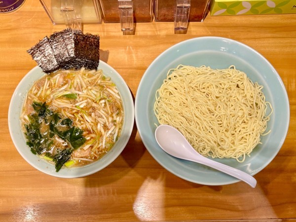 「サッポロ赤星 → ネギつけめん 中」@ラーメン関口の写真