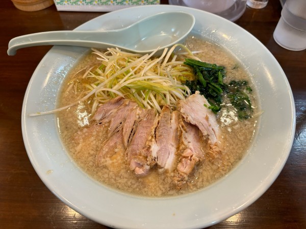 「朝ネギチャーシュー(中)」@椿ラーメンショップの写真