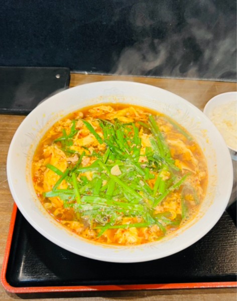 「1辛・にら増し」@辛麺屋 桝元 佐賀本庄店の写真