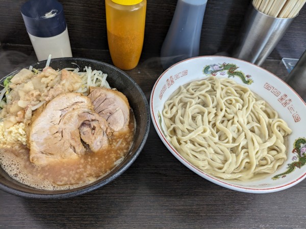 「つけ麺あつもり(ニンニクアブラ)」@ラーメン二郎 川越店の写真