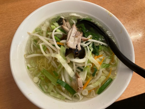 「野菜ラーメン¥480(税別)=¥528」@台湾ラーメン 美食軒 熊谷駅店の写真