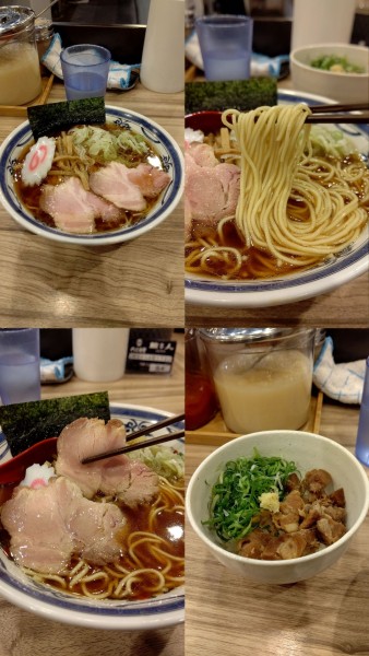 「限定『豚と煮干の中華そば+ほろほろ煮豚飯』」@くじら食堂 nonowa東小金井店の写真