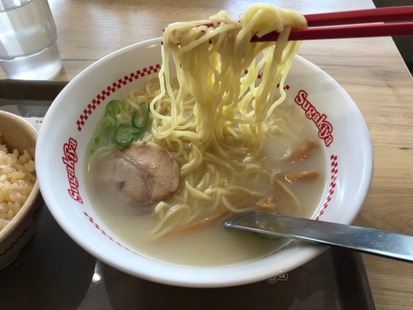 「ラーメン（390円）」@スガキヤ ラスパ太田川店の写真
