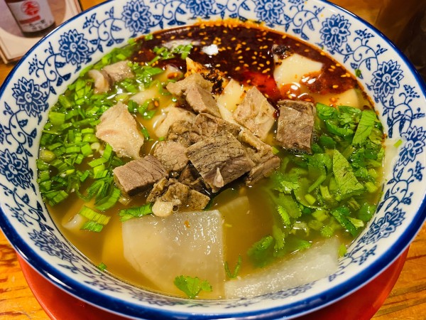 「蘭州拉麺 890円」@一天一面 センタープラザ店の写真