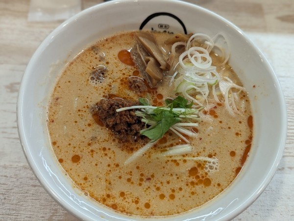 「期間限定担々麺」@麺創 麺魂 江坂本店の写真