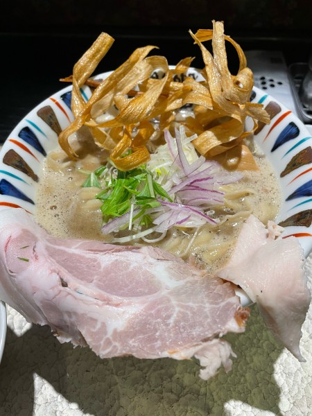 「にぼし吟醸 nigori」@鶏soba 座銀 南船場にぼし店の写真