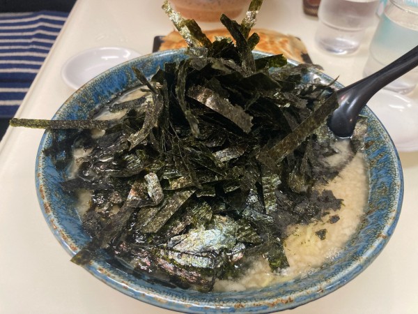 「のりラーメン 大盛」@まるみ 醤油専門店の写真