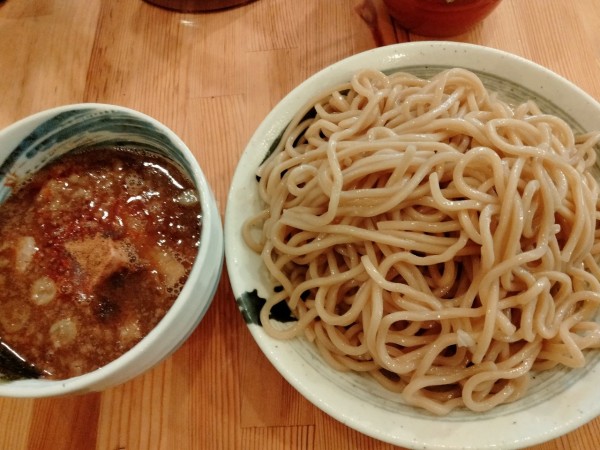 「辛つけ麺中盛り」@つけ麺らーめん 蓮の写真