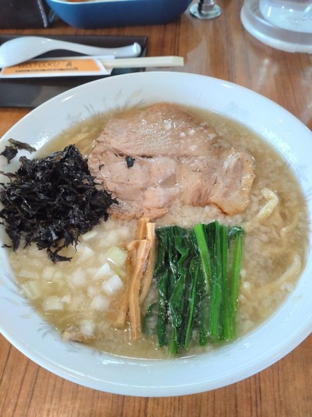 「燕三条中華そば塩　大盛　並脂」@中華そば GO.TO.KU ～義～の写真