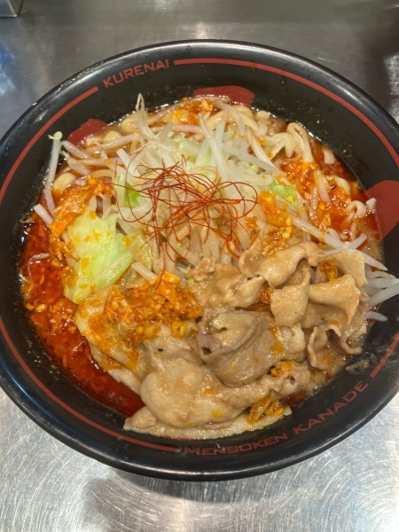 「紅ガッツリセット」@麺創研 紅 府中の写真