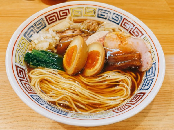 「特製中華そば」@ほっこり中華そば もつけの写真