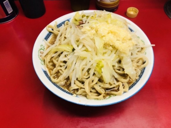 「小　野菜　ニンニク」@ラーメン二郎 目黒店の写真