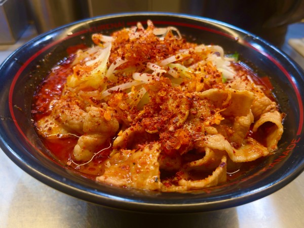 「鬼紅らーめん」@麺創研 紅 国分寺の写真