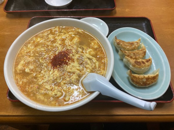 「カラカラ麺　Bセット」@ラーメンミートの写真
