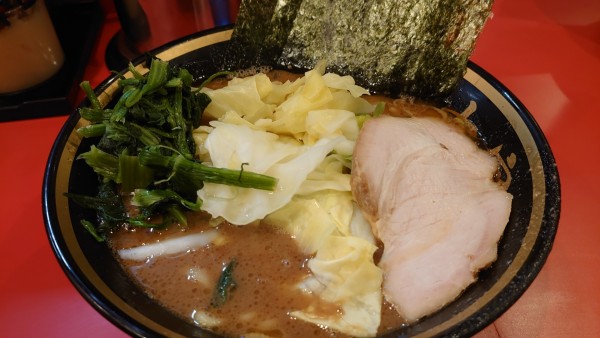 「ラーメン並+キャベツ」@横濱家系ラーメン 野中家の写真