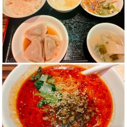 四川担々麺（激辛）＋100円ランチサービス