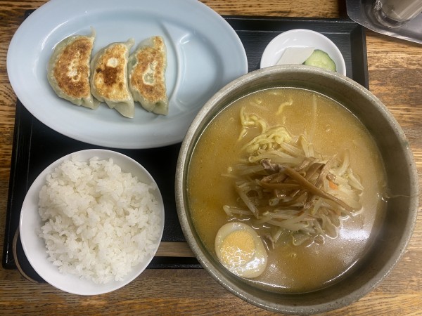 「みそラーメンセット」@麺屋 龍華の写真