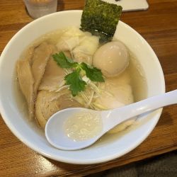 特製中華そばしお味大盛り　1150円＋150円