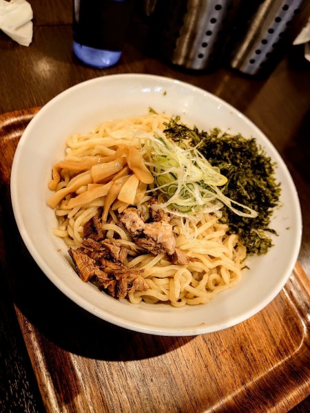 「海苔バタガーリックまぜそば」@麺処福吉 Higa-Tokoの写真