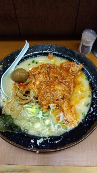 「ミソホルモン+単品ホルモン」@屋台ラーメンとんこつ貴生 稔台店の写真