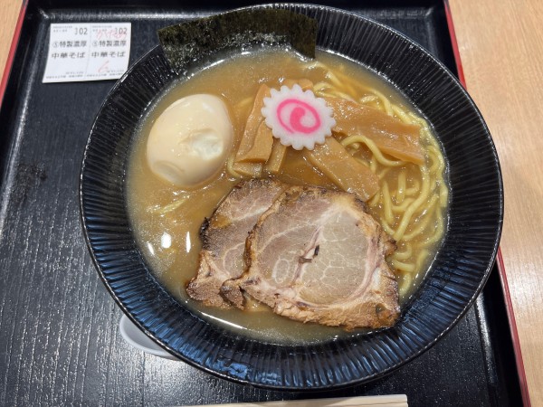 「特製濃厚中華そば　麺硬　1120円」@茨城大勝軒の写真