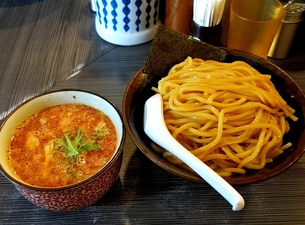 「辛つけ麺」@めん屋 桔梗の写真