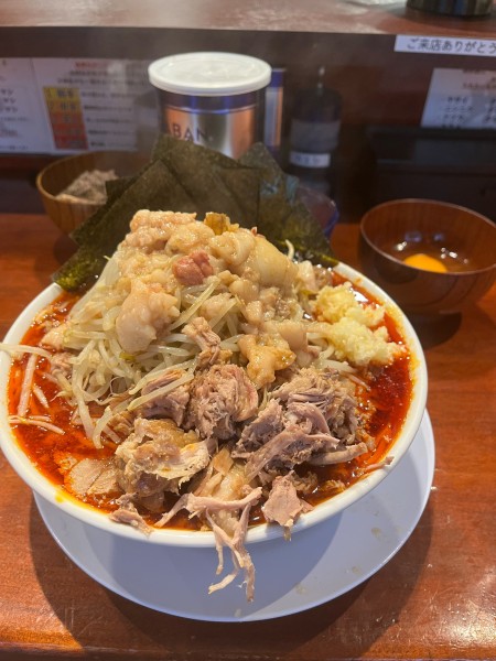 「辛ラーメン」@豚ノヴァ 国分寺本店の写真