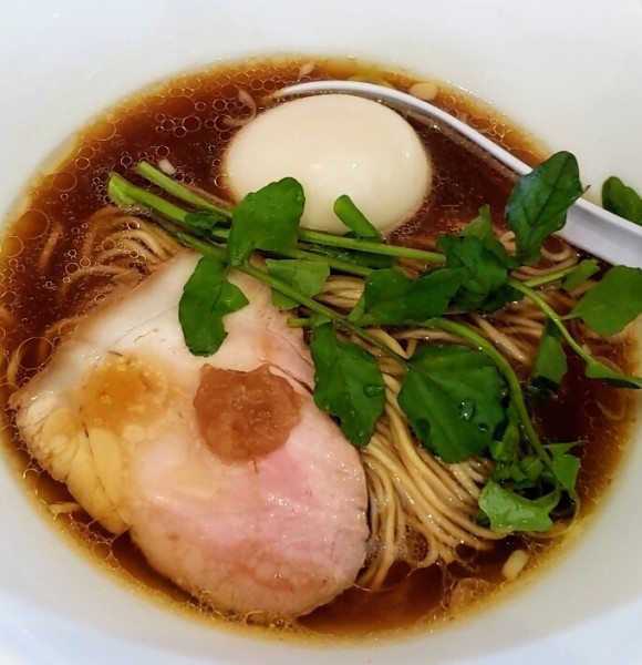 「味玉らーめん 1,100円」@軍鶏と林檎の写真