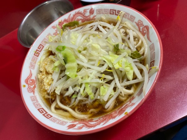 「麺半分豚1枚」@ラーメン二郎 越谷店の写真