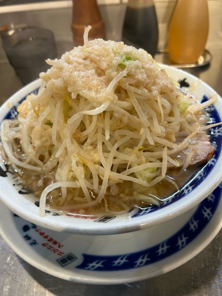 「ラーメン　野菜　ニンニク　アブラ　豚」@ラーメン大 下高井戸店の写真