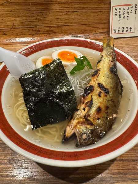 「鮎◯ゴトラーメン」@鮎ラーメン 二子玉川店の写真