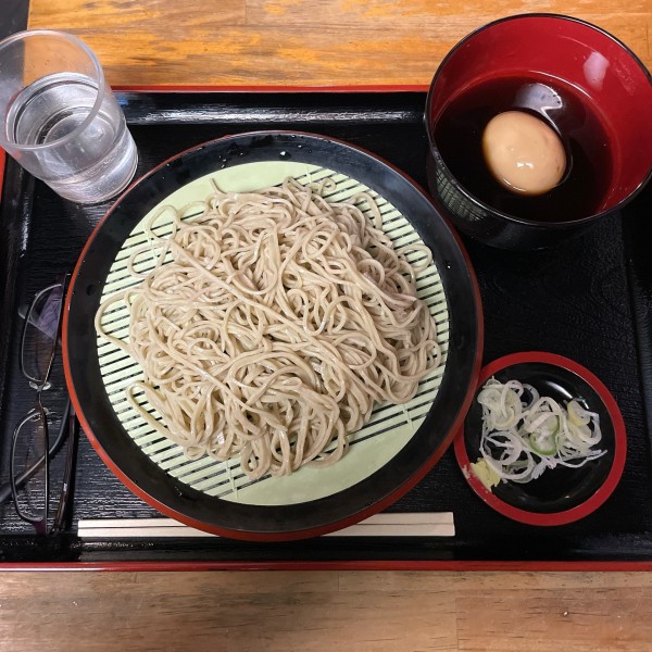 「地粉切り（国産十割） 小盛り ネギ汁」@京橋 恵み屋の写真