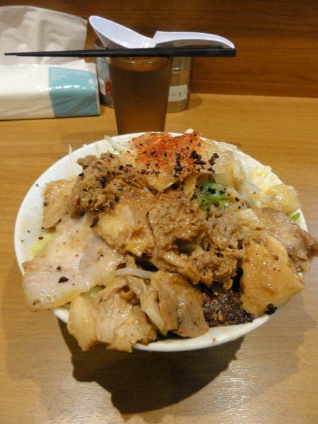 「ラーメン 1250円全マシ」@ラーメン 池田屋 高田馬場店の写真